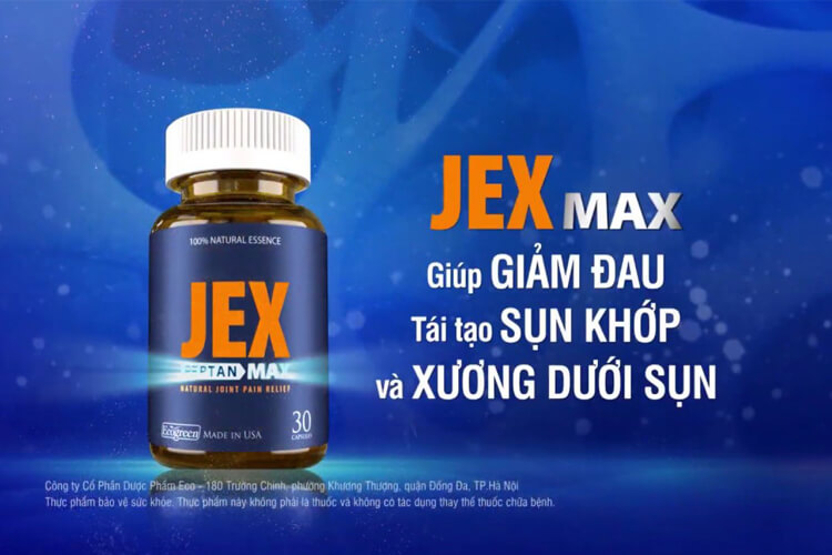 Viên uống JEX giúp giảm viêm khớp