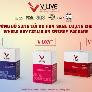 [VLIVE] 3 Combo V1 - Bộ 3 Thực Phẩm Dinh Dưỡng Chăm Sóc Sức Khỏe V Oxy